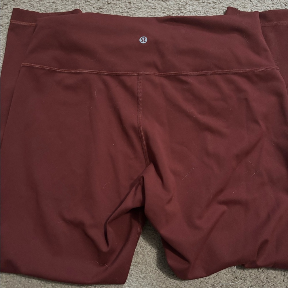 lululemon athletica Women's Maroon High-Rise Leggings